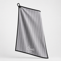 Santi Signature Towel Gray Pinstripe